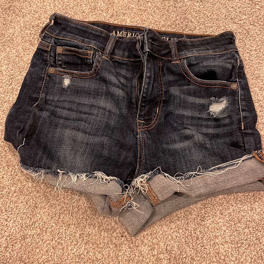 american eagle jean shorts